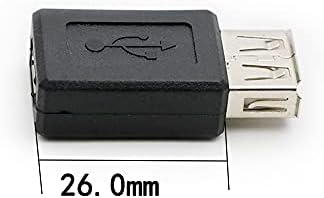 rgzhihuifz Пакет 3 USB 2.0 A Жена към USB Micro Женски Адаптер Преобразувател