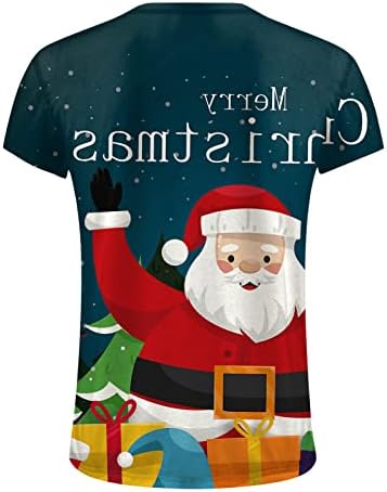 ZDDO Коледни мъжки тениски Solider с къс ръкав, Забавни Коледни тениски с Принтом Дядо Коледа, Спортни плътно Прилепнали тениски с графичен дизайн