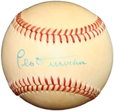 Лео Дюроче Подписа OAL Baseball С Автограф на Dodgers PSA/DNA AL87873 - Бейзболни топки с автографи