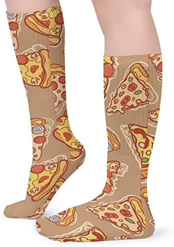 Любител на Пица Спортни Чорапи Чорапи-Тръба Високи Чорапи за Жени И Мъже, Работещи на Ежедневните Вечерни