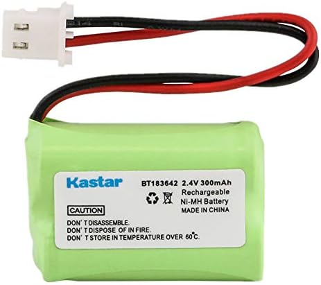 Kastar BT183642/BT283642 Ni-MH Батерия 2,4 V 300mA Замяна за LS6002 LS6005 LS6181 LS6191 LS6195 LS6195-1 LS6195-5 LS6195-6 LS6195-7 LS6195-8 LS6195-9 LS6195-16 LS6195-17 безжични телефони