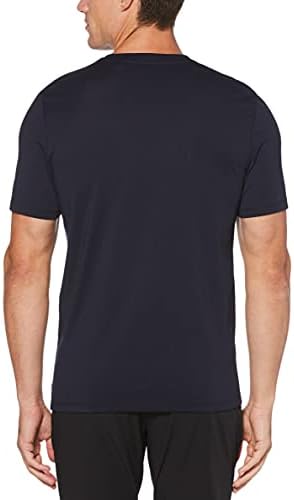Мъжки t-shirt Perry Ellis от Памучна смес Pima С V-образно деколте и Къс ръкав