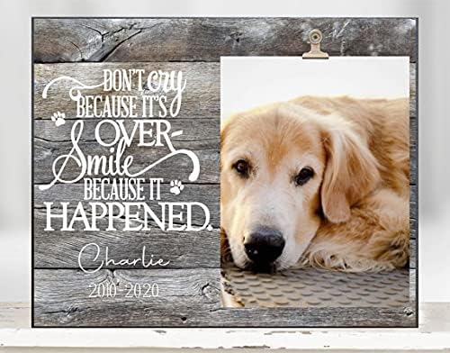Загуба на кучета Загуба на домашен любимец Рамка за снимки на Домашни любимци на Паметника Оплакване Домашни любимци Персонални Рамка За Снимки