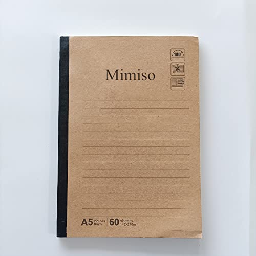 Mimiso - Бележник, Записная награда проста студентска поезия и изкуство изискан ретро бележник от крафт-хартия за бизнес-офис удебеляване на тетрадка за упражнения
