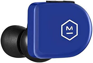 Безжични слушалки MASTER & DYNAMIC MW07 GO True - Водоустойчив ушите за спорт и пътуване с Bluetooth, Леки слушалки в ушите - Светло синьо