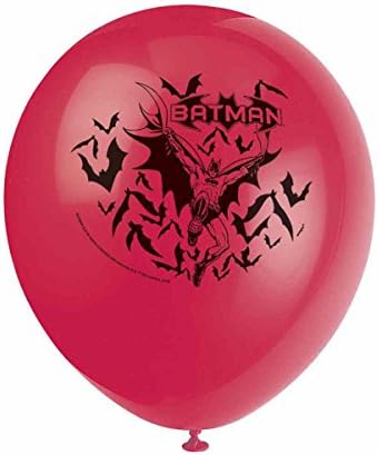 12Латексови балони с Бэтменом, 8 карата