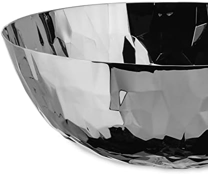 Кръгла кошница Alessi Joy n11 от Неръждаема Стомана 18/10, Огледално Полиран, Сребриста