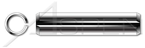 (100 бр.) M10 X 90 мм, ISO 8752, Метричен, Извити Щифтове с прорези, Сверхпрочный, Неръждаема стомана AISI 301