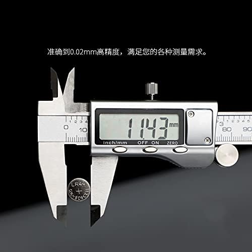 UXZDX CUJUX Електронен Цифров Шублер Метален Calipers 0-150 мм 6 инча Микрометър От Неръждаема Стомана Инструмент за Измерване Инструментален Челюсти