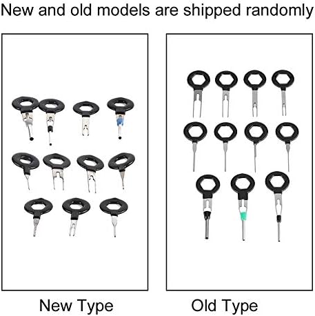 plplaaoo 11 бр. Автоматичен Инструмент За отстраняване на клемм, Набор от Инструменти за отстраняване на клемм за Кола, Автомобилен Колан, Кабели, Съединители За Извличане на Клемм, Съединител, Запресоване на Болт на