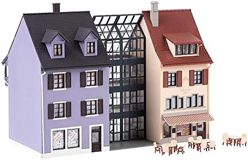 Няколко по-Малки Къщи в мащаб FALLER ХО със Стъклен Съединителната конструкция - Комплект