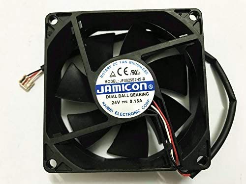 за феновете JAMICON 8025 JF0825S2HS-R-DC24V 0.15 A 80 ММ аксиален Инверторен Вентилатор за Охлаждане