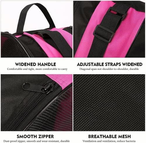Чанта за ролери, FOUUA - Мъжки чанта за кънки с Регулируем пагон - Чанта за съхранение на обувки за кънки от дишаща материя, Оксфорд, Без Неприятна миризма Аксесоари за ролери
