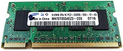 Samsung 512MB DDR2 PC2-5300 200-Пинов лаптоп sodimm памет