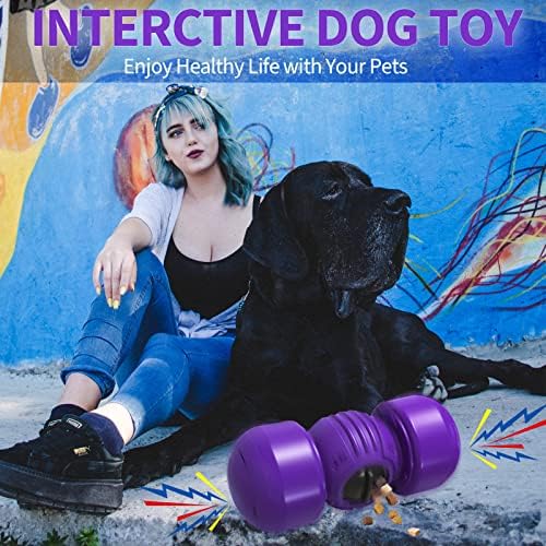 Играчки-пъзели за да се раздадат лакомство за кучета Hirolulu за големи и средни Умните Кучета, Интерактивни играчки за Преследване на Кучето, Идеална Алтернатива на Мискам за кучета с бавното хранене за подобряване