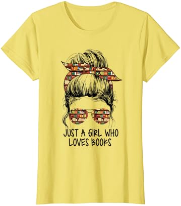Просто Момиче, Което Обича Книга, Забавна тениска с Мърляв Булочкой За Книжен Червей