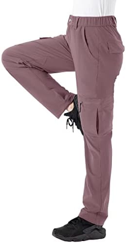 Дамски туристически Панталон-Карго Rdruko, Водоустойчив бързо съхнещи UPF 50 +, Работни Панталони за Пътуване, Къмпинг, Джобове с цип