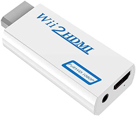 Конвертор DAISEN Wii HDMI 720P /1080P HD-Поддържа всички режими на показване на Wii, HDMI с повишена резолюция бял цвят