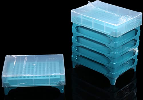 Поставка за PCR-пробирок Nest Scientific 407101 на 96 дупки, конфигурация 8 x 12, на Пет каботажните / Един капак (опаковка от 25 парчета)