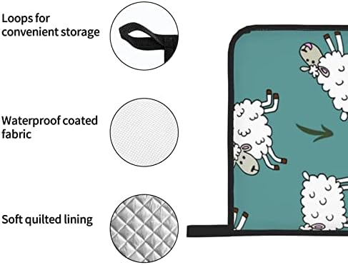 Комплекти Топлоустойчива Прихваток и Прихваткодержателей със Собствени Овечками и забавни Прихватками