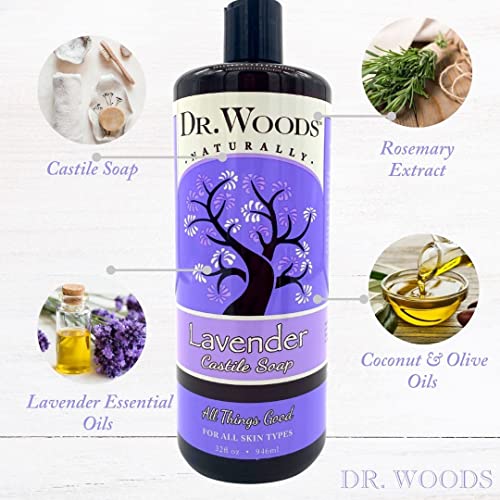 Сапун Dr. Woods Pure Lavender Castile 32 Грама